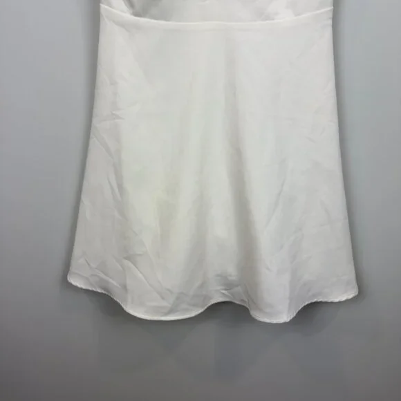Lulus Divine Darling White Ruffled Skater Dress, Size L - Picture 4 of 10